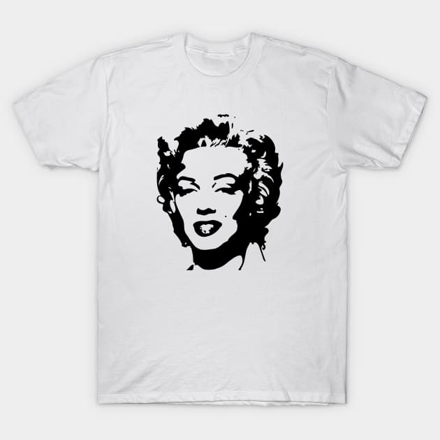 Classic beauty pinup girl pen and ink art T-Shirt by AdrianaHolmesArt